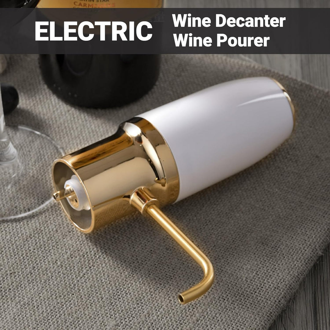 Elektrischer Weinbelüfter-Spender, elektrischer Smart-Dekanter mit wiederaufladbarem USB-Anschluss,