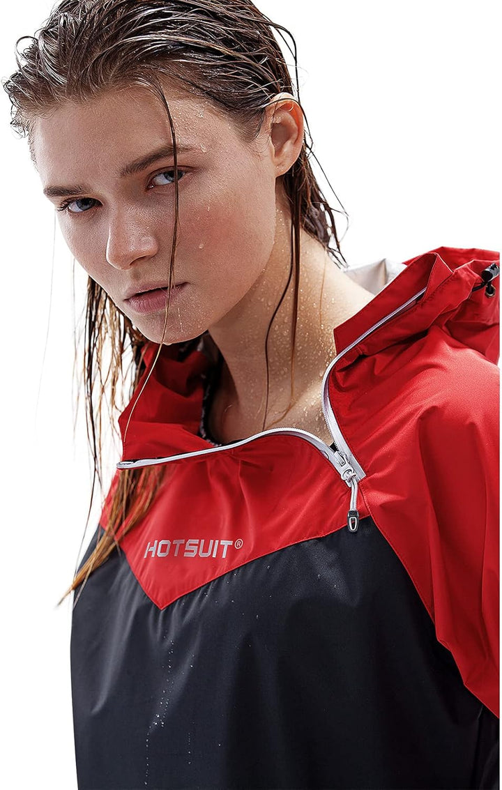 HOTSUIT Schwitzjacke/Schwitzanzug Damen Sauna Trainingsanzug Sportanzug Schwitzanzug Fitness Trainin