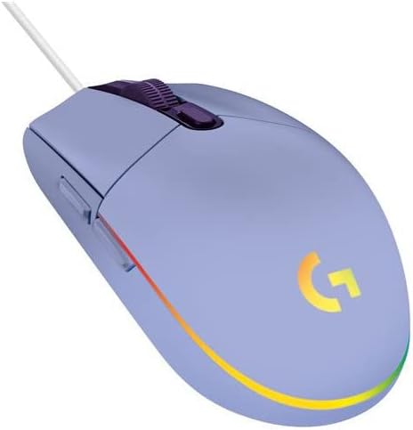 Logitech G203 Gaming-Maus mit anpassbarer LIGHTSYNC RGB-Beleuchtung, 6 programmierbare Tasten, spiel