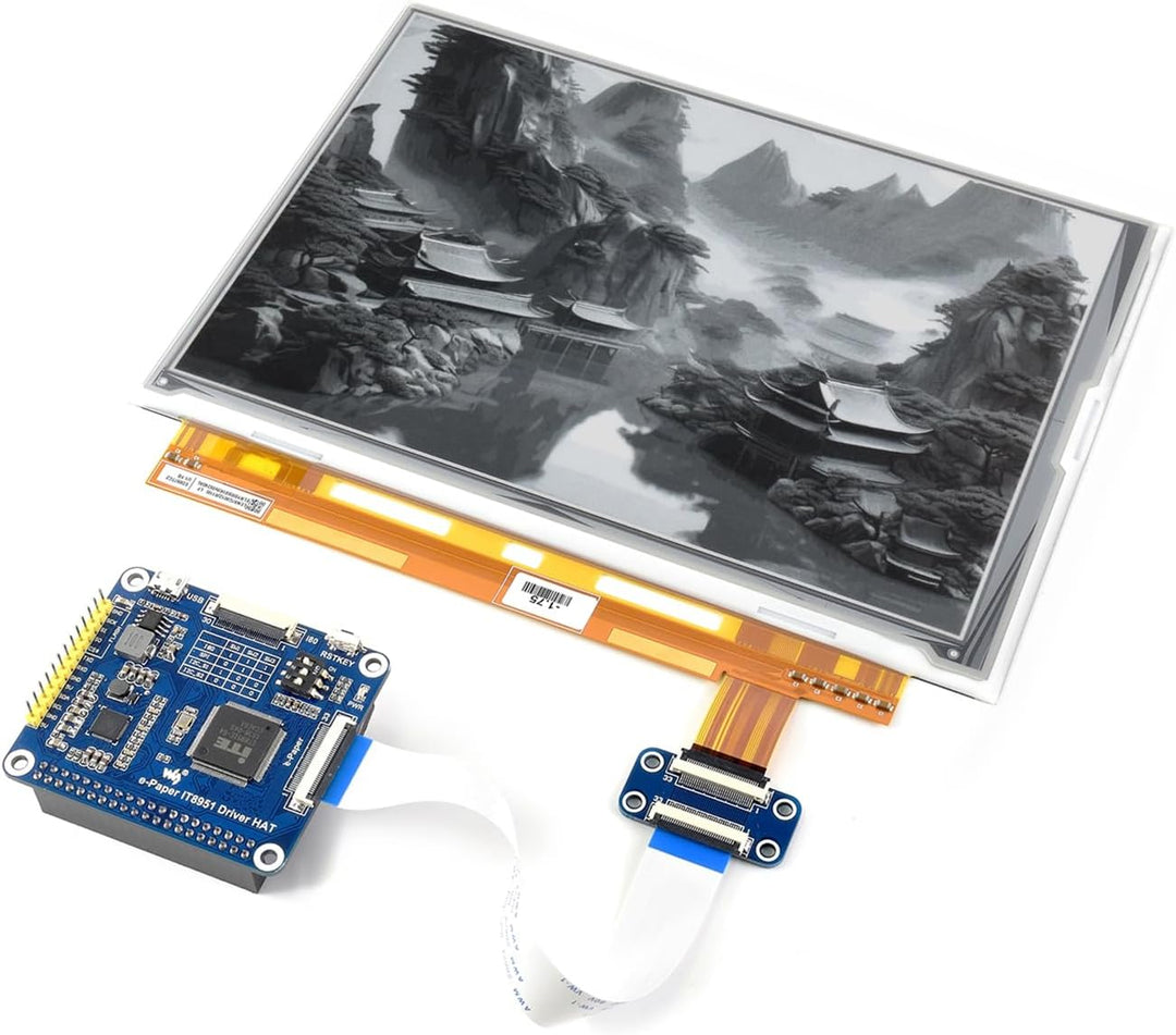 Waveshare 9.7 inch E-Ink Display HAT for Raspberry Pi Zero/Zero W/Zero WH/2B/3B/3B+ E-Paper Screen w