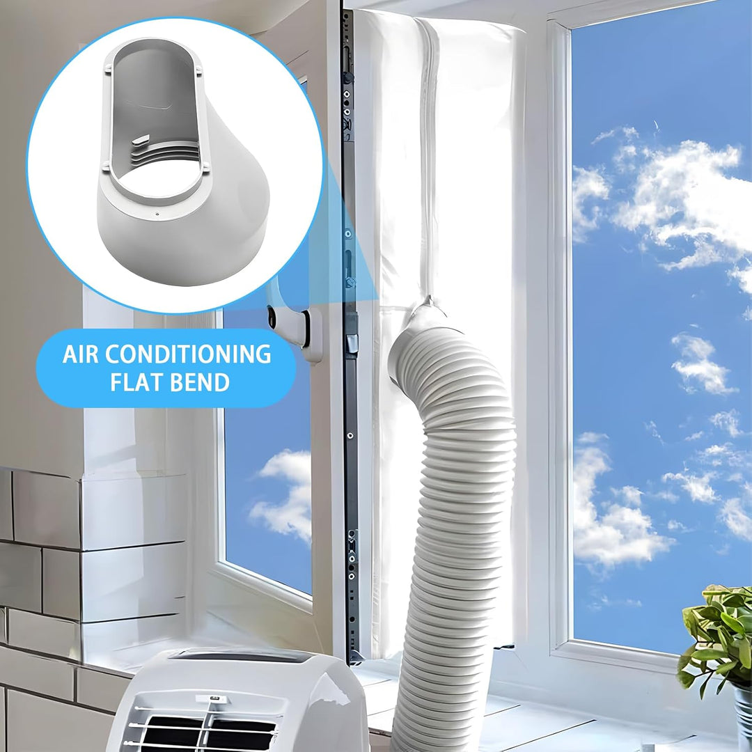 Klimagerät Fensteradapter, Mobile Klimaanlage Fensteradapter, Abluftschlauch-Kit, Fenster Adapter, K