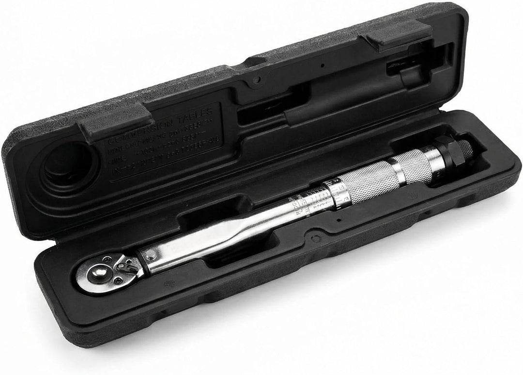 NRGDILY Drehmomentschlüssel 1/4" Fahrrad &amp; Motorrad 5-25Nm, Drehmomentschlüssel mit Doppelskala, ±4%