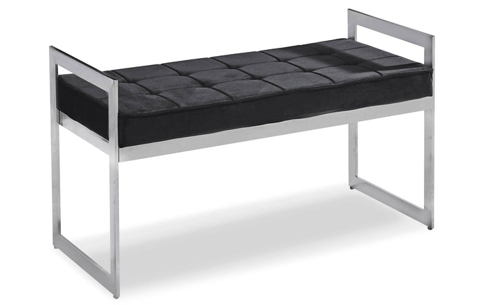 Menzzo Romantischer Chic, schwarz, L94 x P44 x H46 cm