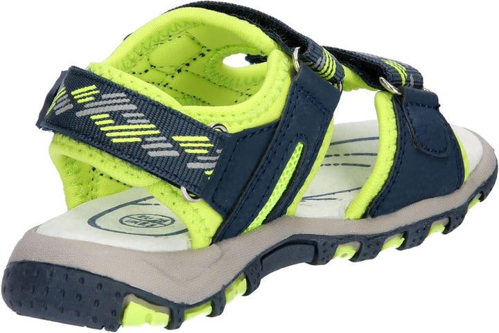 Lico Unisex Kinder Luca V Sandalen 25 EU Marine Grau Lemon, 25 EU Marine Grau Lemon