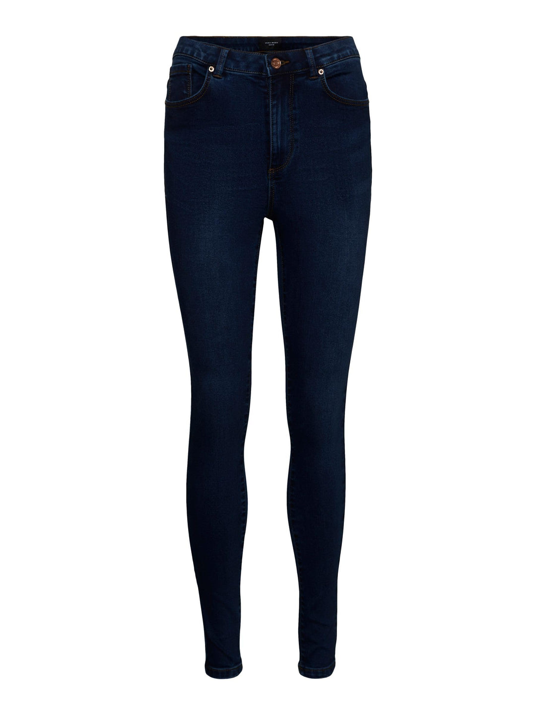 VERO MODA Female Skinny Jeans VMSOPHIA Hohe Taille Slim Fit Jeans XS / 34L Dark Blue Denim, XS / 34L
