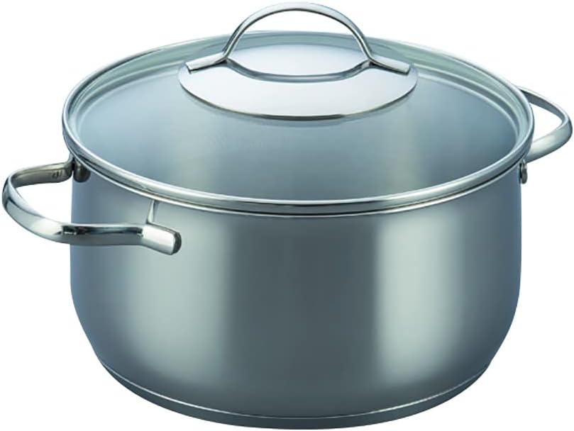 Kelomat, 1803-317, Fleischtopf, Durchmesser 24cm, Inhalt 5,4 Liter, mit Deckel, TORRANO, Edelstahl,
