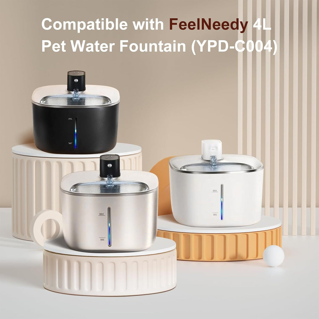 12 Packung Filter Katzenbrunnen für FEELNEEDY 4L Trinkbrunnen für Katzen (YPD-C004), 12 Filter Trink