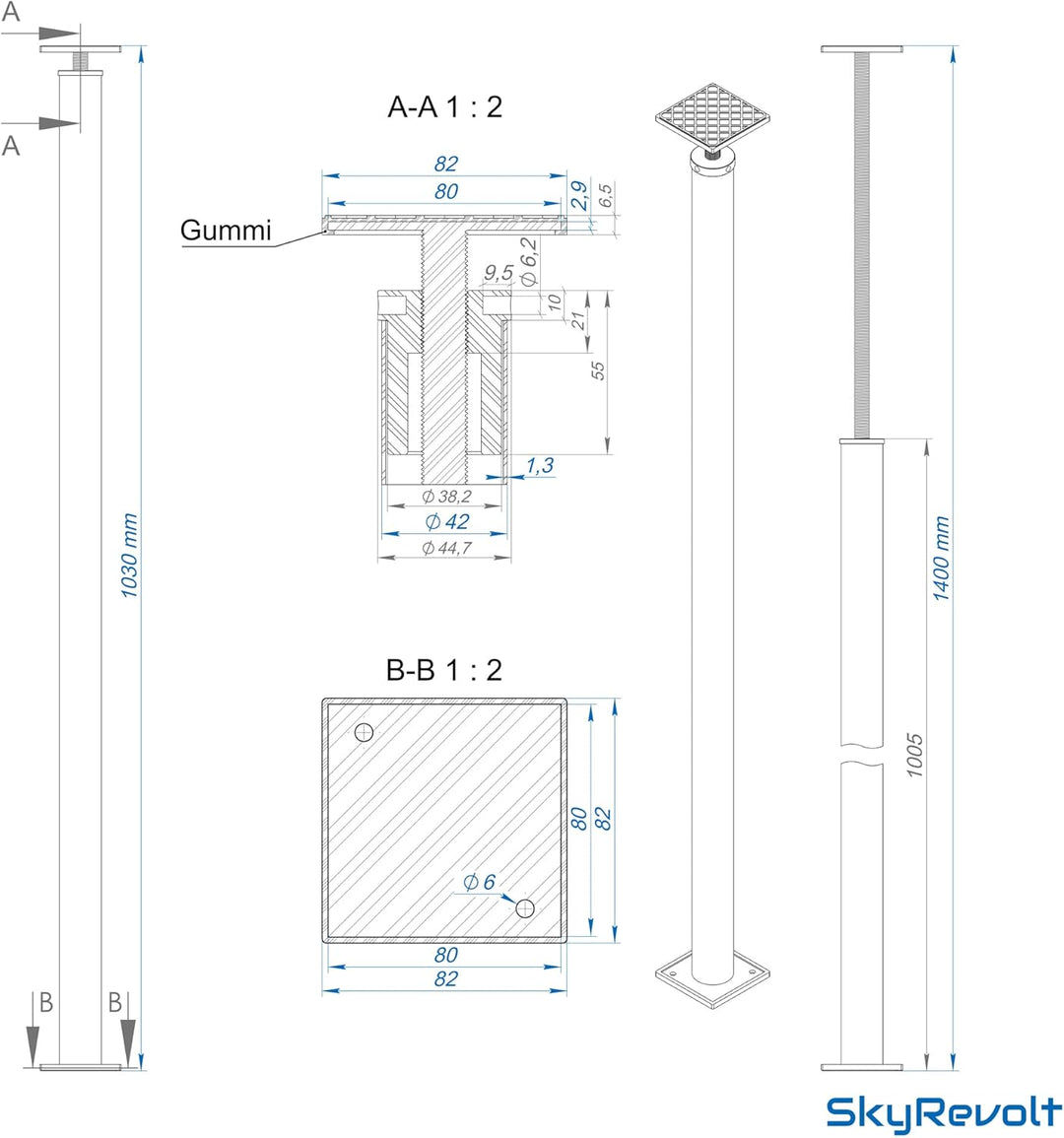 Sat Halterung Fensterhalter für SAT Spiegel max 140cm Sat Halter Fenster Montage Fensterrahmenhalter