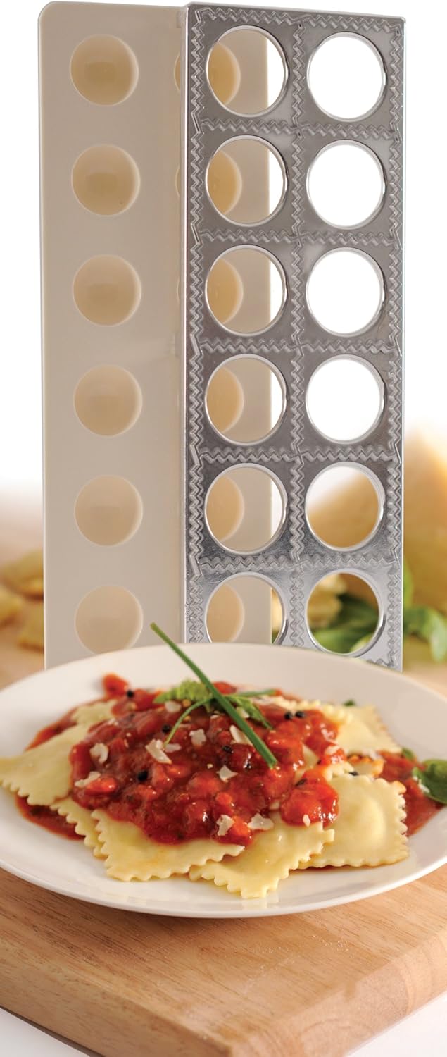 Norpro Ravioli-Maker mit Presse Metallisch, Metallisch