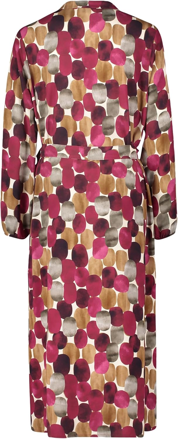 Cartoon Damen 1636/7851 Kleid 70 Cremefarben/Violett, 70 Cremefarben/Violett