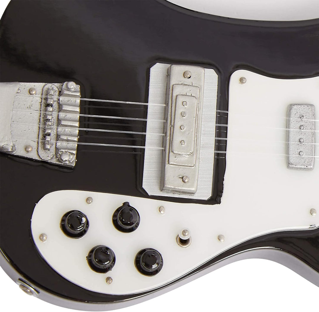 Bruce Foxton Miniatur-Gitarren-Nachbildung, handgefertigt, Ornament, 1/4-Massstab, inkl. Displaybox,
