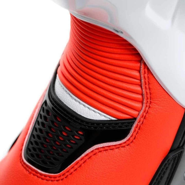 Dainese Torque 3 Out Damen Motorradstiefel 38 EU Black White Fluo Red, 38 EU Black White Fluo Red