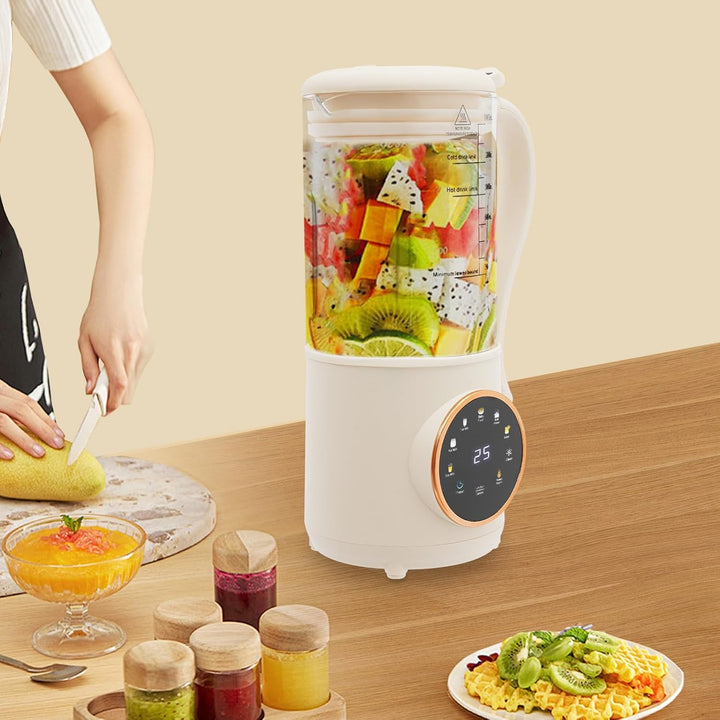Sojamilch-Maschine,Mandelmilchmaschine,1400 ml Entsafter mit 16 Klingen,für Sojamilch & Saft