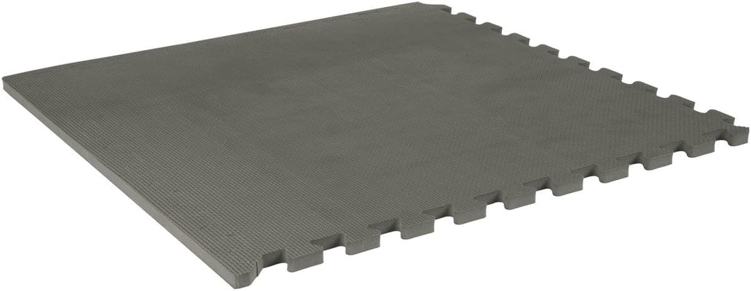 Vario-Step Gymnastikmatte Bodenmatte Sportmatte, Fitnessmatte 60x60 cm grau, grau