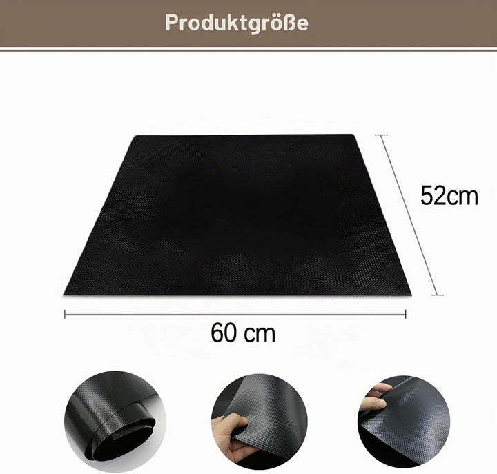 52x60cm Grosse Silikon Induktion Schutzmatte,Silikon Induktionskochfeld Schutzmatte(Magnetisch),Herd