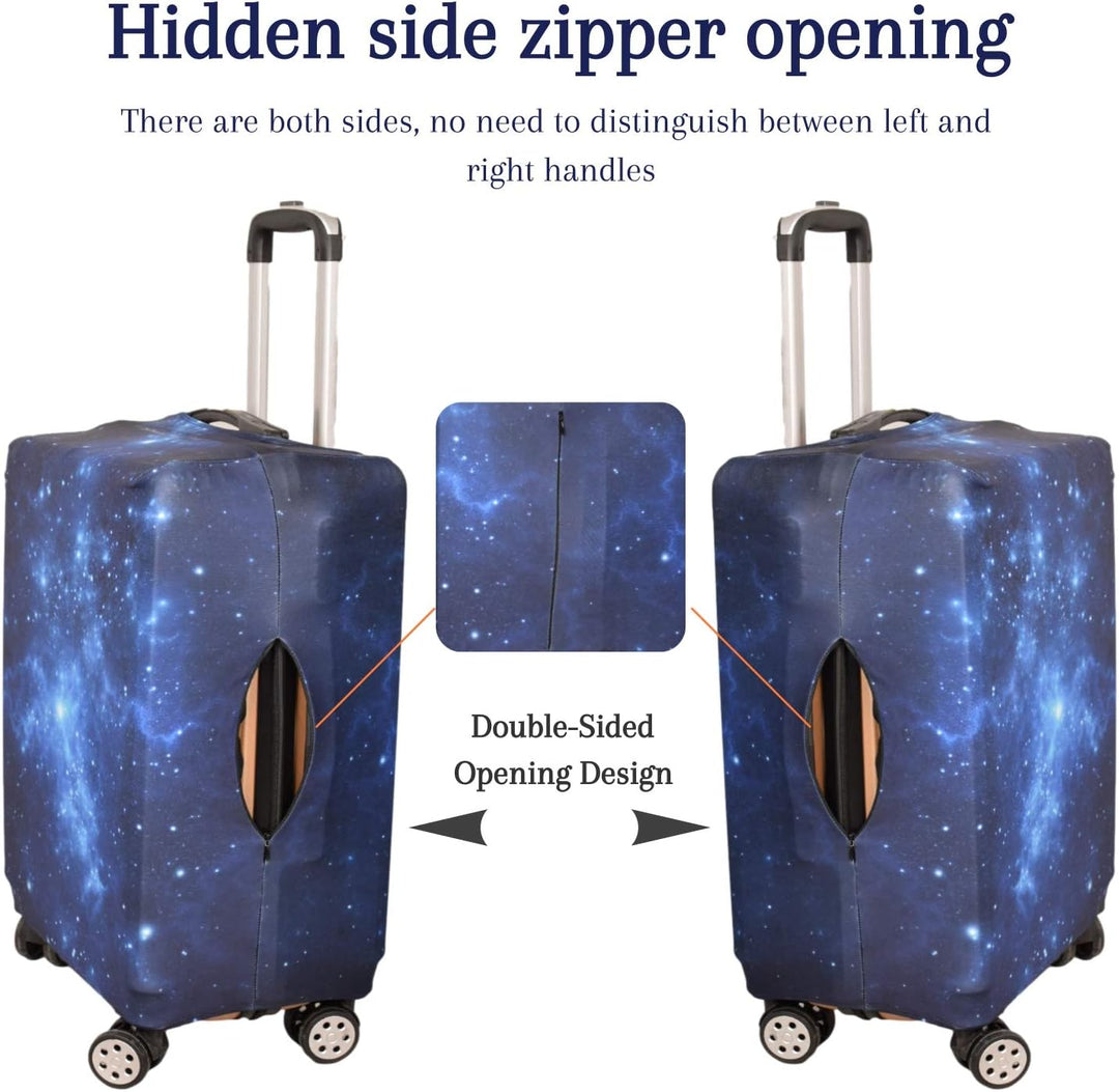 Gepäckabdeckung, waschechter Schutzkoffer-Cover - Reise-elastischer Spandex-Koffer-Protector mit 19