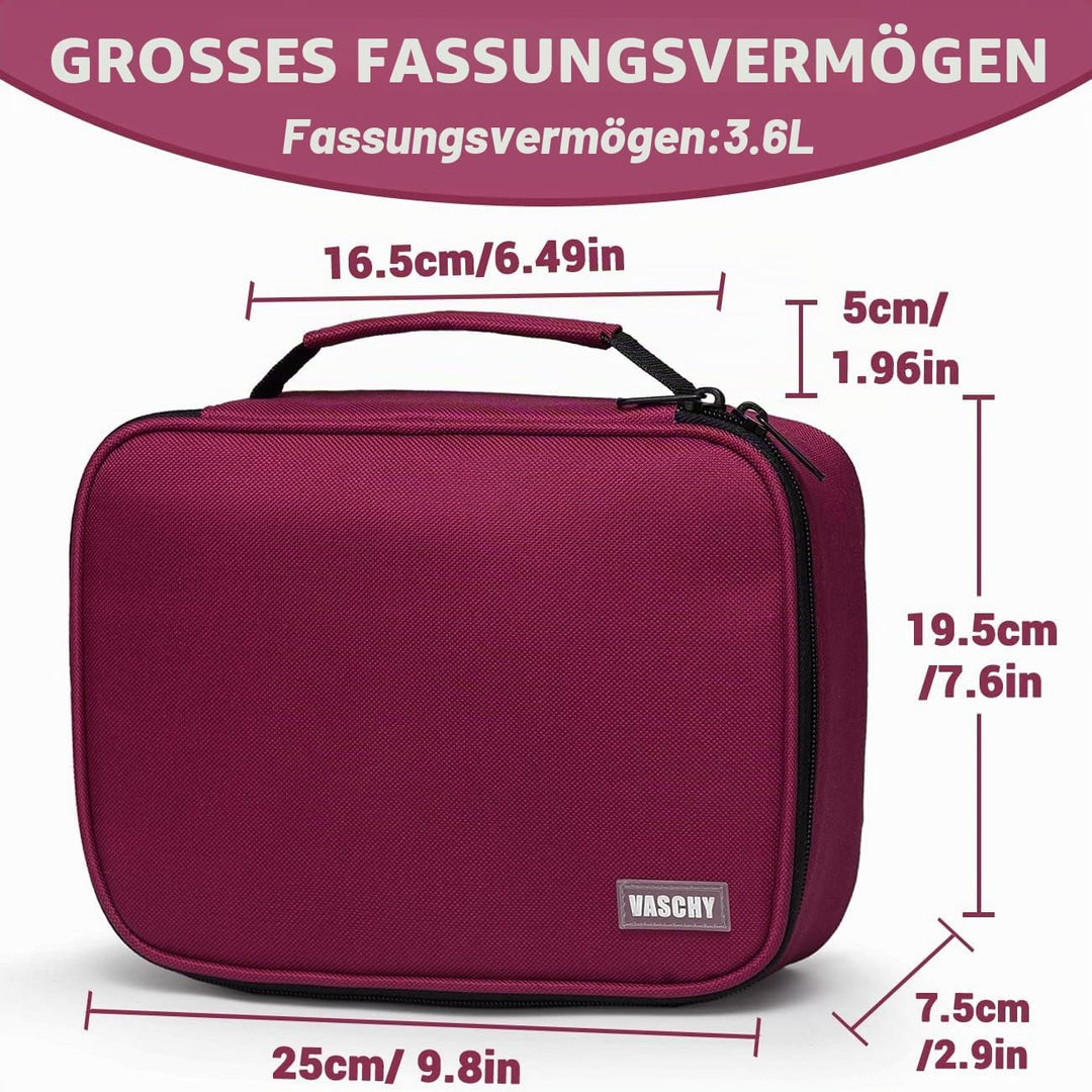 VASCHY Grosse Federmäppchen, Multi Fächer Mäppchen Organizer 72 Stück Etui Schule Federmappe Federta