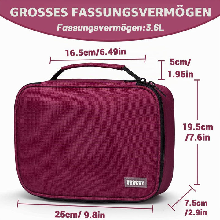 VASCHY Grosse Federmäppchen, Multi Fächer Mäppchen Organizer 72 Stück Etui Schule Federmappe Federta