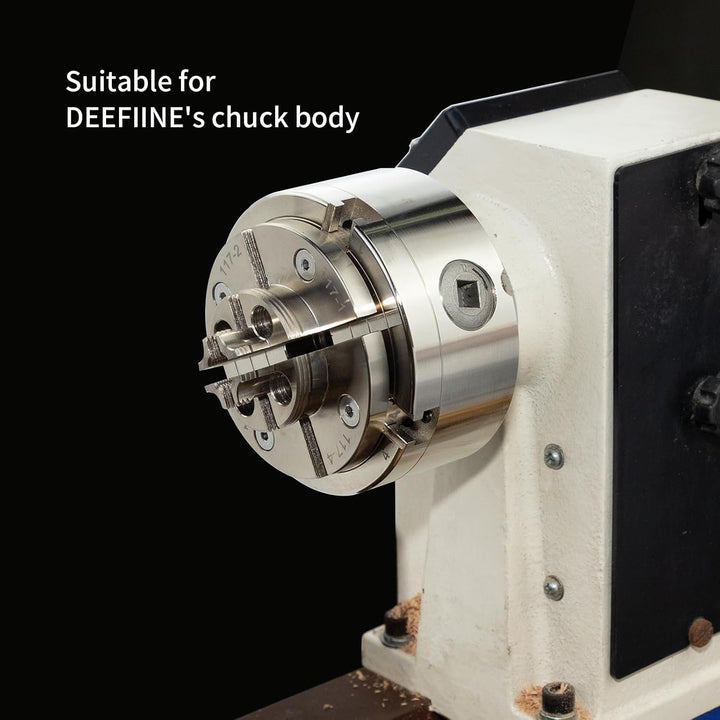 DEEFIINE Holz Drehmaschine Chuck Zubehör - Step Jaw k12STEP, k12STEP