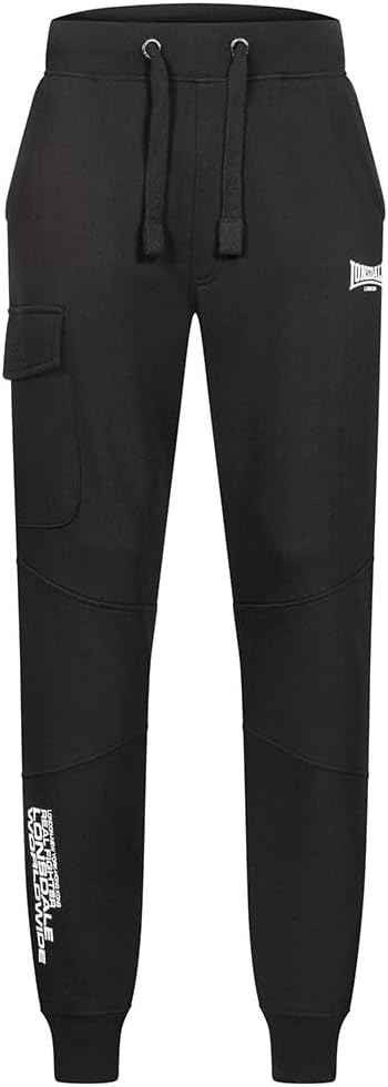 Lonsdale Herren Tweedmouth Dress Pants S Black/White, S Black/White