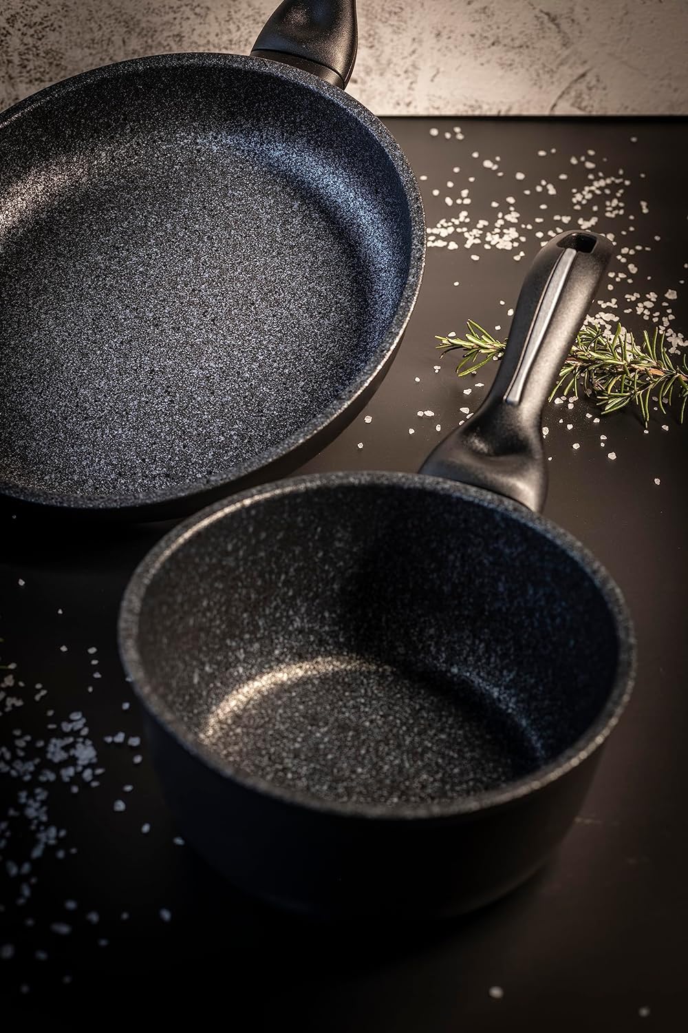 Barazzoni 2er-Set Granitica Extra Induction, Durchmesser 20/24 cm, Made in Italy Set 2 Stück 20/24 C