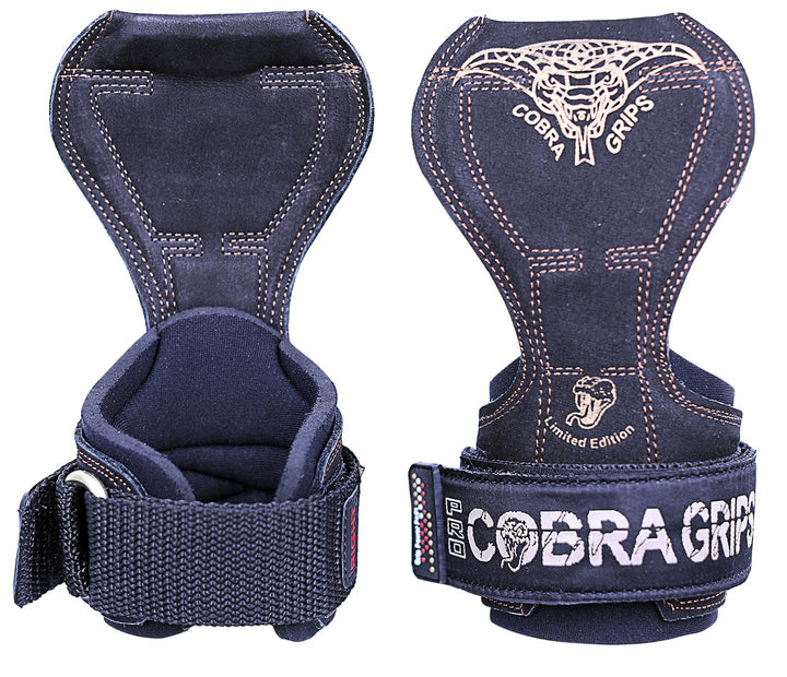 Cobra Grips V2 Lifting Griffe Gewicht Versa Handschuhe Alternative Power Pro schwarzes Leder, Pro sc