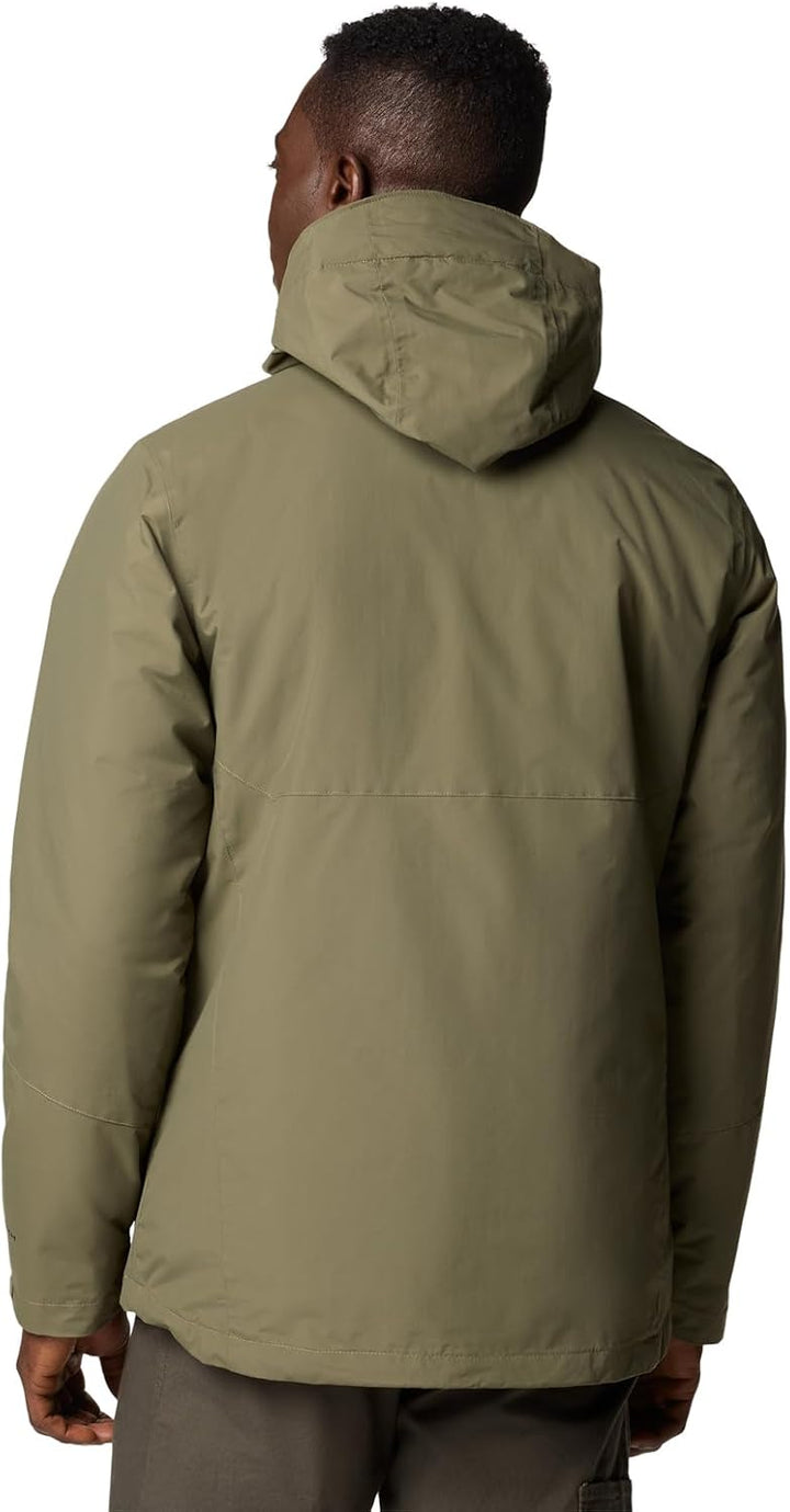 Columbia Herren 3 In 1 Jacke, Schwarz, L, Stone Green