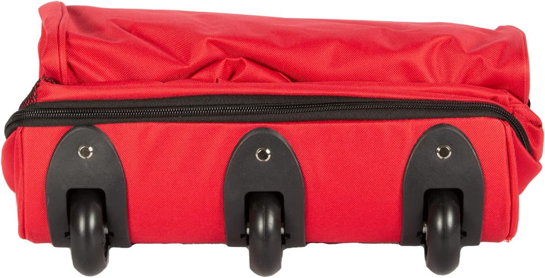 Airmont Newark Roll-Trolley 600d Basic New Rebels Rot, 35 x 35 x 80 cm, Unisex, Erwachsene Dark Red,