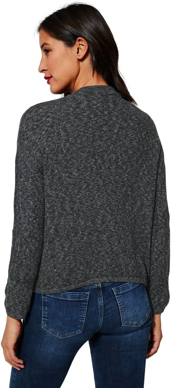 Street One Damen Strickpullover, 42 Anthracite Melange