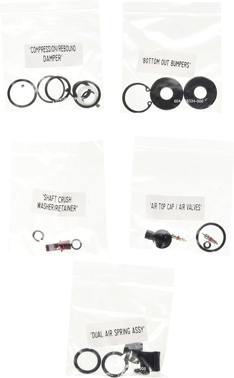 RockShox 143311 Dichtung Air Service Kit für SID Bremsen, schwarz, 5 x 5 x 3 cm