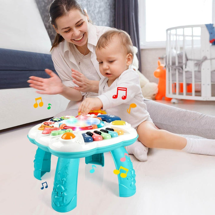 AUTOMP Aktivitätstisch für Babyspielzeug, 11-in-1-Lernspielzeug für Babys, Musiktisch Sensorisches S