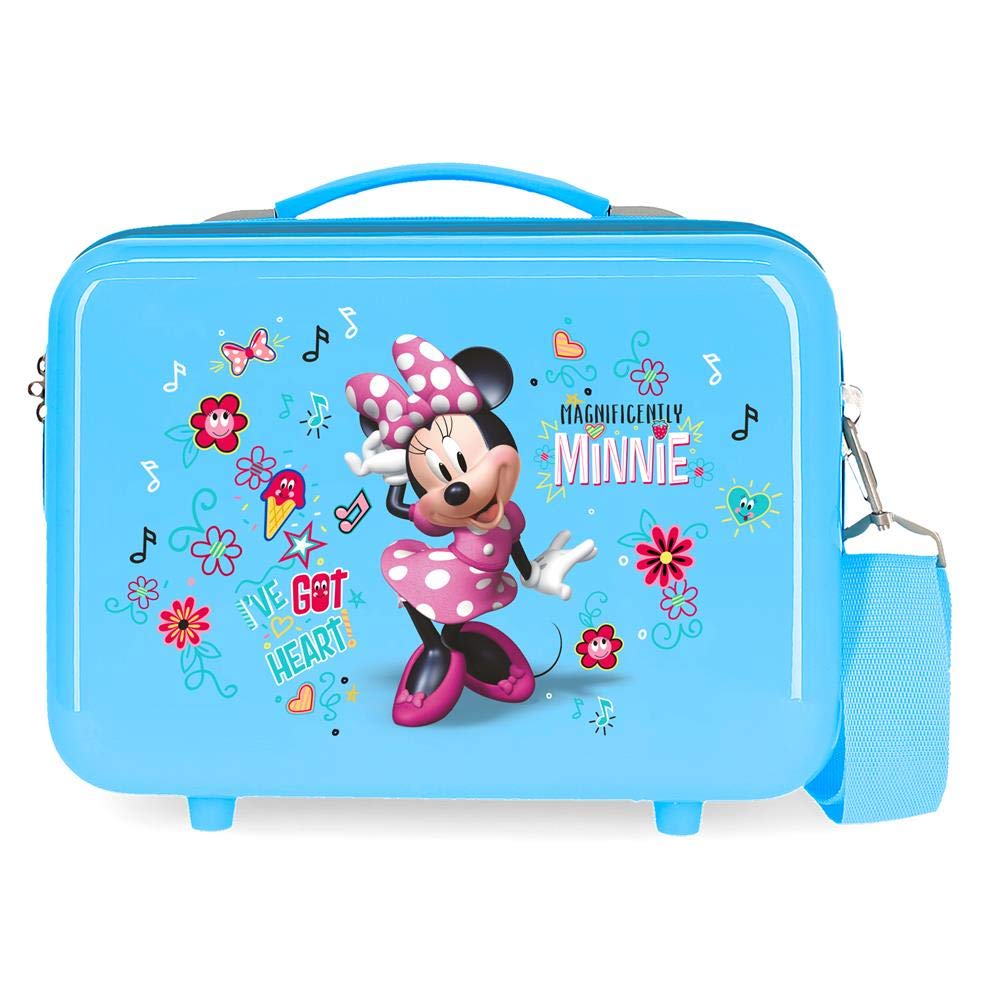 Disney Love Minnie Anpassungsfähiger Schönheitsfall Blau 29x21x15 cms ABS Azul 29x21x15 cms, Azul 29