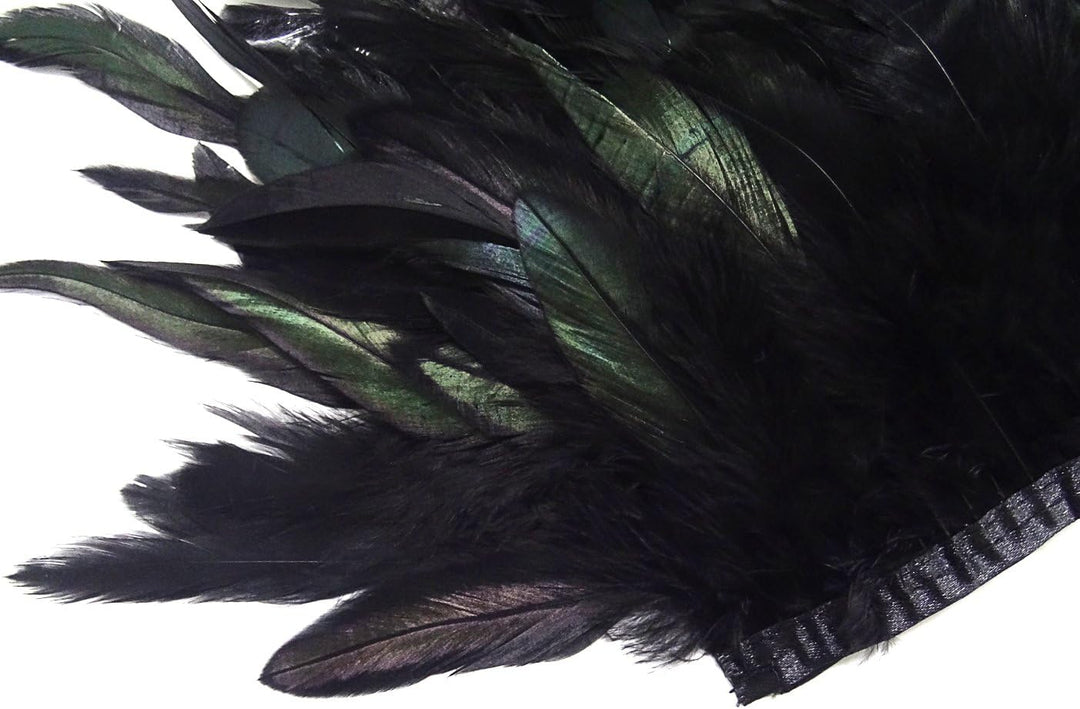 keland Damen Gothic Feder Epauletten Umhang Schal Schulterumhang Schultertuch für Halloween Cosplay