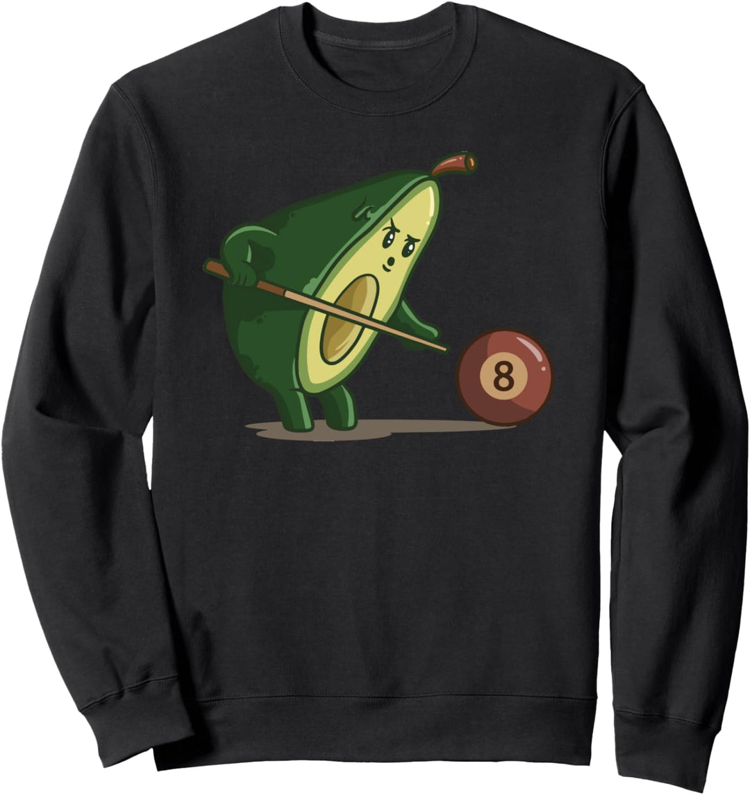 Avocado spielt Billard lustiges geschenk für veganer Sweatshirt