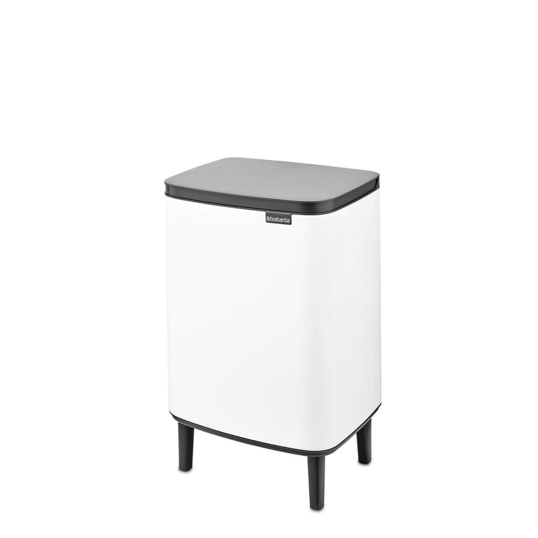 Brabantia - Mülleimer Bo Hi 12L mit Soft-Close-Deckel, herausnehmbarem Inneneimer und Transportgriff