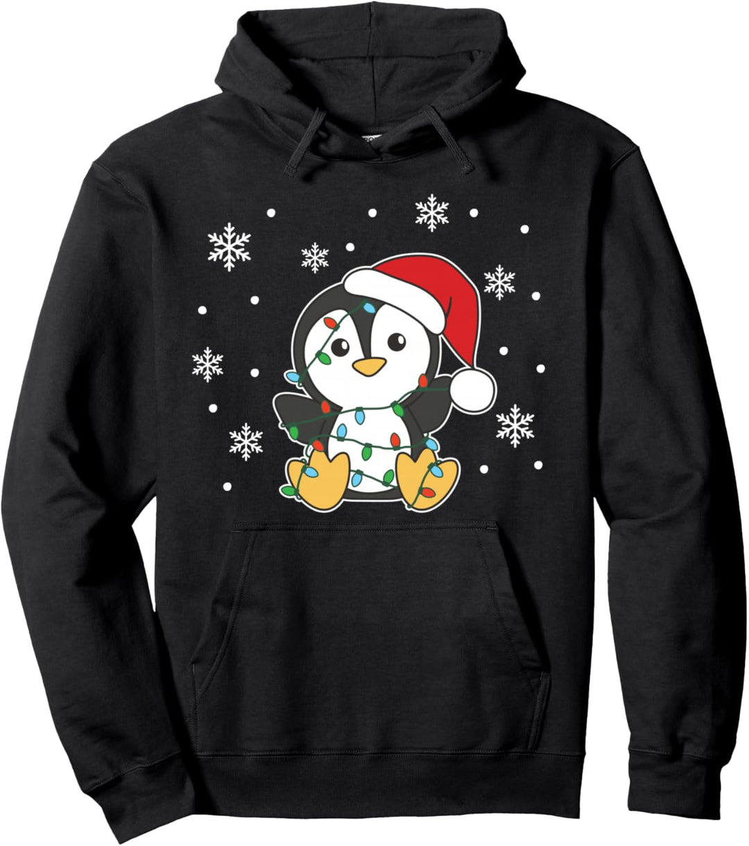 Pinguin Fröhliche Weihnachten Winter Pinguine Weihnachten Pullover Hoodie