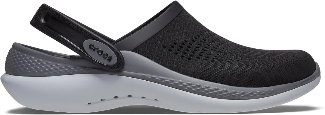 Crocs Unisex Literide 360 Clog 36/37 EU Black Slate Grey, 36/37 EU Black Slate Grey