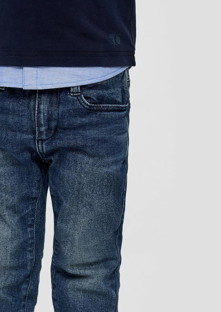 s.Oliver Gefütterte Jeans Pelle/Regular Fit/Mid Rise/Straight Leg 98 57z2_blau, 98 57z2_blau