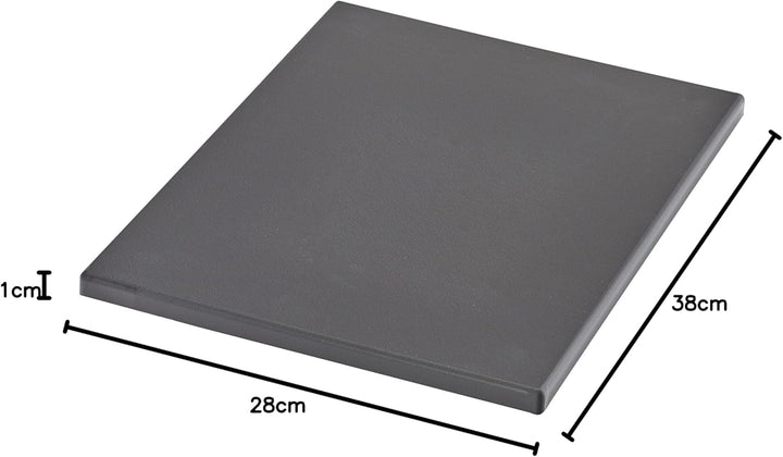 METALTEX Tabla POLIETILENO PE-500 38X28X1.5 Negra, Detailed in The Description, Schwarz, 38 x 28 x 1