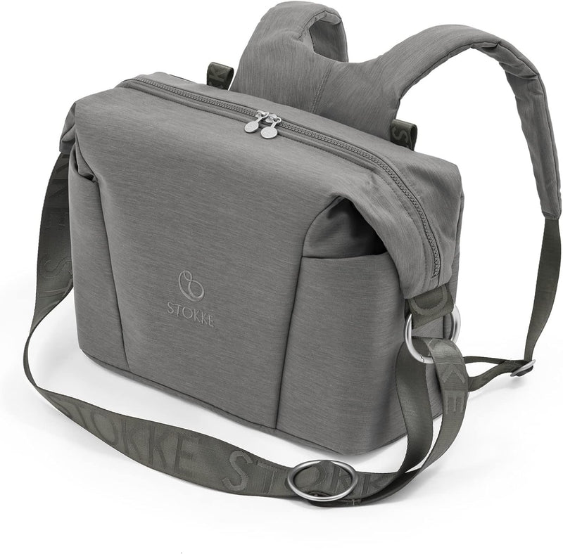 Stokke Xplory X Wickeltasche – Trageoption als Schultertasche oder Rucksack – Inklusive faltbarer Wi