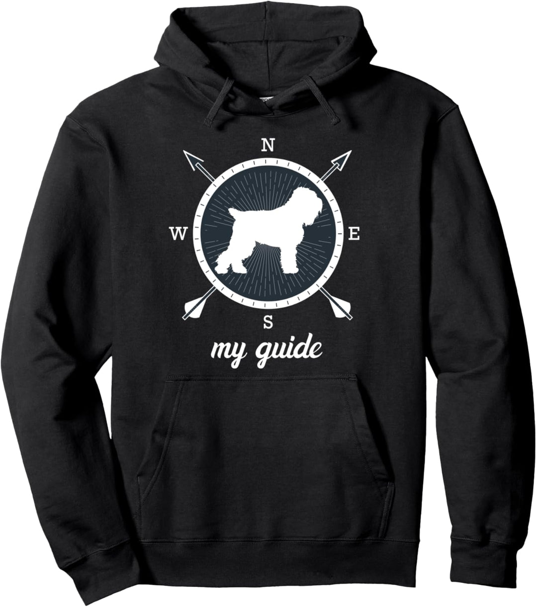 Schwarzer Russischer Tchiorny Terrier Hunderasse Pullover Hoodie