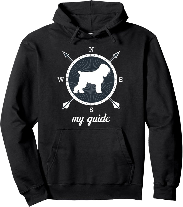 Schwarzer Russischer Tchiorny Terrier Hunderasse Pullover Hoodie