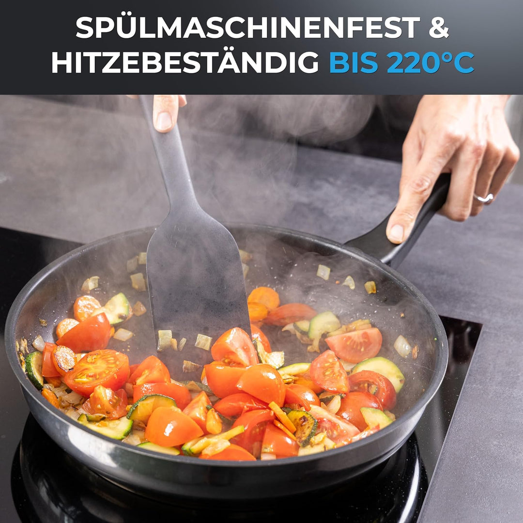 Sénart Küchenhelfer-Set | 6-teilig mit Ständer | hitzebeständig | Küchenutensilien Set | Küchen Zube
