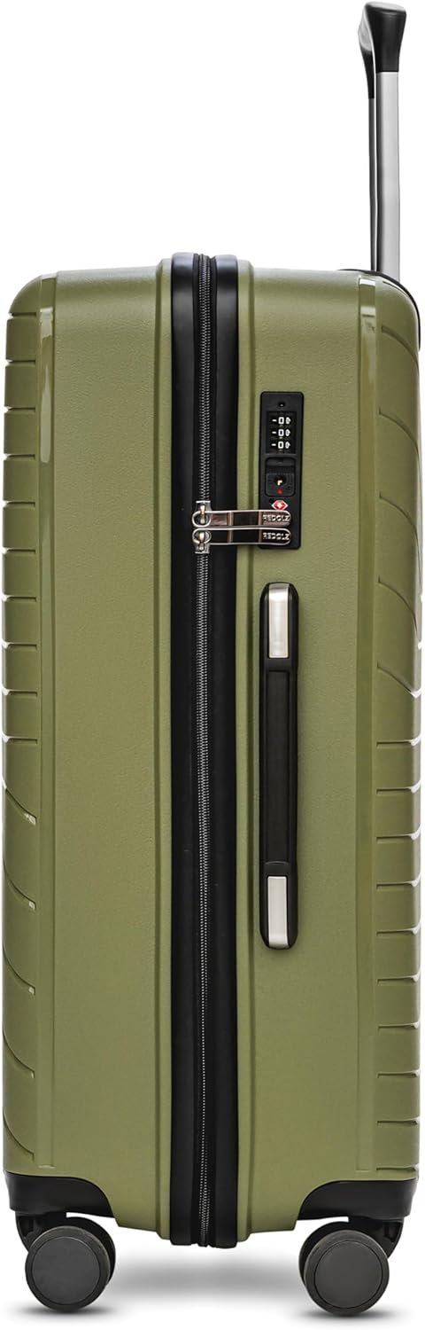 REDOLZ Hartschalen Check-in Koffer | Grosser XL Trolley 50 x 30 x 75 cm aus hochwertigem, leichtem P