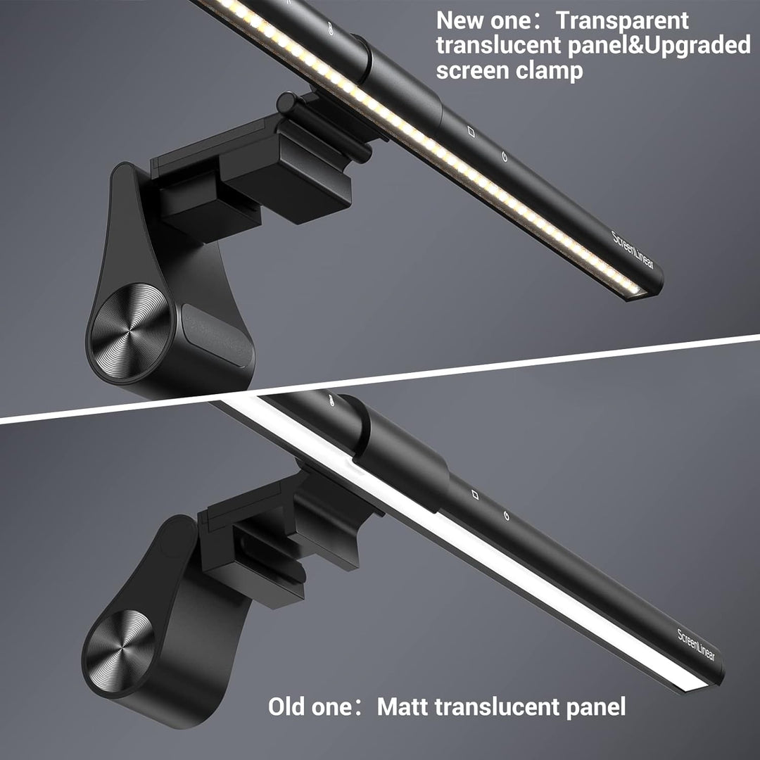 Quntis 22-29 Zoll Computer Monitor Lampe LED USB Touch Control, 52cm Light Bar Anti-Blaulicht Auto-D