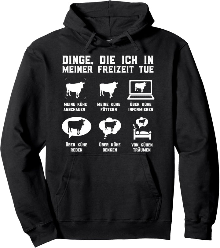 Kühe Kuh Rinder-Züchter Pullover Hoodie