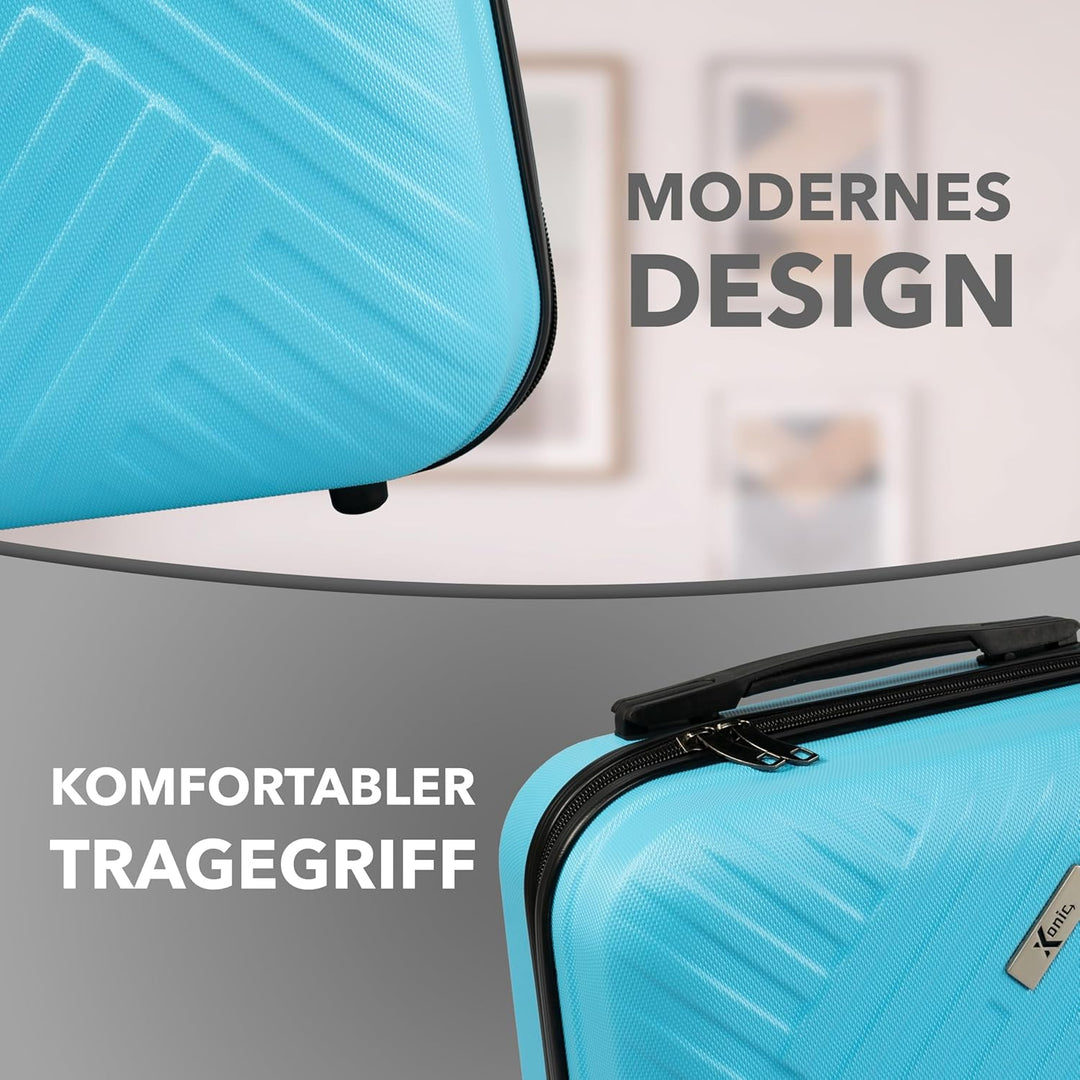 Xonic® Design Kosmetikkoffer aus ABS Hartschale – Robustes Beautycase als Handgepäck - Kosmetiktasch