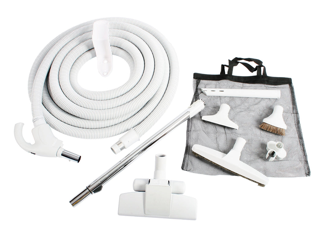 Cen-Tec Systems 93642 Zentralsauger Niederspannungs-Set, hellgrau, 35 Ft. Hose, 35 Ft. Hose