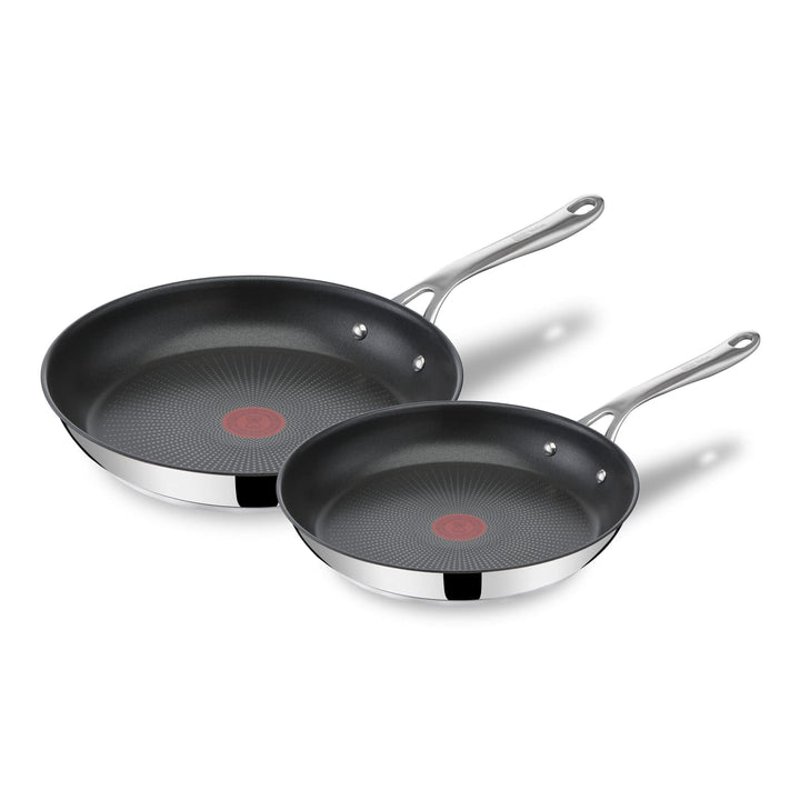 Tefal Jamie Oliver Cook's Direct On Pfannenset 24/28 cm, Bratpfanne Induktion, Antihaft, backofenfes
