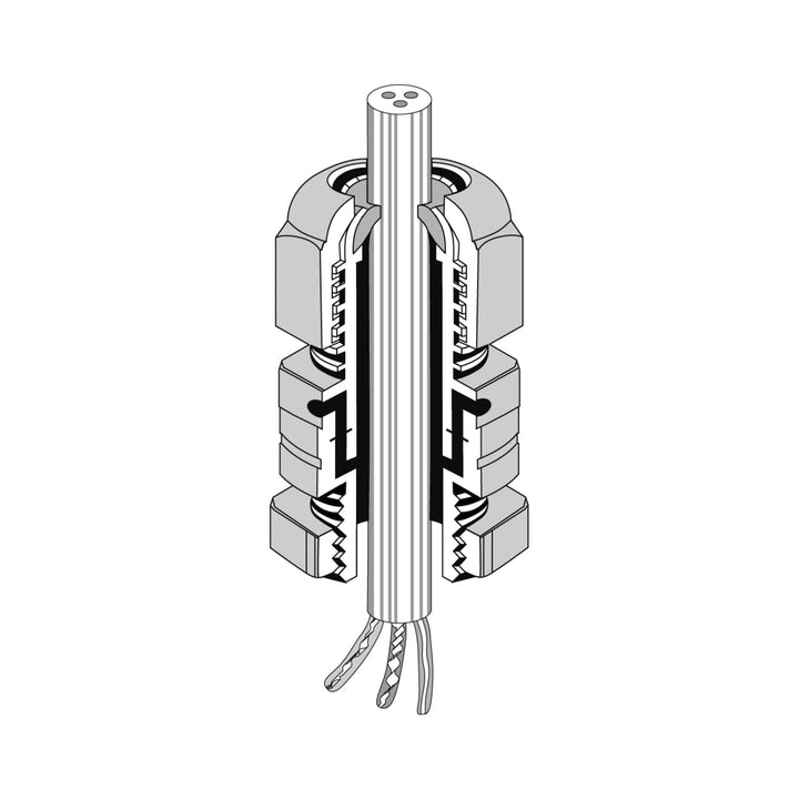 Hensel Kombi-Belüftungsstutzen M25 IP66/6 KBM 25
